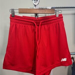New Balance Men’s Mesh Red Athletic Shorts 5”